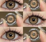1 Pair Color Contact Lenses for Eyes Cosmetics Blue Contact Lenses Brown High Quality Natural Contact Lenses Gray Lenses