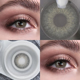 Small Pupil Colored Contact Lenses Half-Year Disposable Natural Beauty Cosmetics Color Contacts