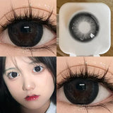 2pcs Yearly Colored Contact Lenses Myopia Pupil Cosmetics Beauty Contact Lenses For Eyes Soft Round Lens Free Shipping