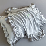 Elegance French Style Bedding Set Duvet Cover Set High Quality  New Lace Princess Embroidery Double Layer Edge King Queen