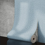 50cmX10m Linen 3D Solid Color Thickened Waterproof Foam Self-adhesive PVC Background Wall Renovation Wallpaper Wall Stickers