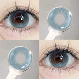 2PCS Colored Contact Lenses Cosmetics Beauty Purple Pupils Natural Contact Lens Green Multicontact Lenses Blue Lenses