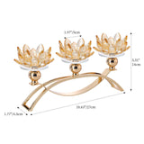 Luxurious Crystal Candle Stand, Romantic Decoration Ornament For Home Candlelight Dinner，Wedding Decoration Props