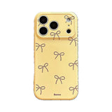 Cartoon Cute Bowknot Bracket Soft TPU Phone Case For iPhone 17 16 15 14 13 Pro Max Stand Holder Back Cover