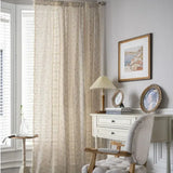 Hollow Splicing Small Floral Curtains Household Semi Shading Flowing Su Curtain Curtain Bay Windows curtains for living room