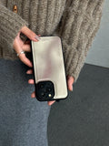 Fashion INS Chinese Ink Painting Misty Rain Pattern Leather Phone Case for iPhone 15 14 13 Pro Max Back Phone Cover for 12 Funda