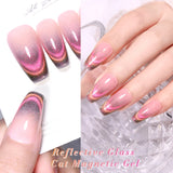 Auroras Cat Magnetic Gel Nail Polish Reflective Sparkling Glitter Semi Permanent Nail Art Soak Off LED UV Gel Varnis