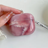 Wireless Bluetooth case for AirPods1/2 AirPods3 AirPods pro and pro2 tpu marble grain earphone cover