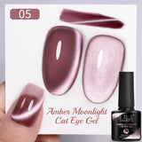 7.5ml Golden Gradient Cat Eye Nail Polish Gel Phototherapeutic Gel Soak Off Nail Magnetic Gel Polish Nail Art DlY