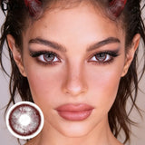2pc Halloween Cosplay Colored Contact Lenses Red Eye Lens Blue Color Pupils Anime Green Role Play Lenses Cos Party Makeup