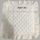 1PC White Khaki Beige Gray Cotton Seat Cushion Sofa and Chair Cushion 40X40CM  50X50CM 55X55CM  60X60CM