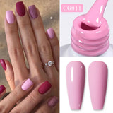10ml Gold Glitter Gel Nail Polish Crystal Semi Permanent Soak Off UV Gel Varnish Nail Art Manicure Base Top Coat