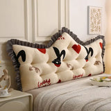 Soft Skin-friendly Cute Crown Shaped Cushion Various Patterns Bedding Waist Protection Pillow Fluffy Comfortable Tatami Bolster