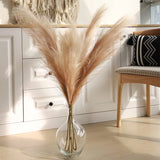 100cm Artificial Pampas Grass Tall Fluffy Reed Fake Flowers for Vase Filling Wedding Party Decoration Boho Flower Arrangements