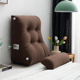 Comfortable Large Backrest for Reading and Watching TV Shows Waist Protection Headboard Soft Bag Cushion Sofa Bed Backrests