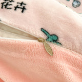 New Style 200-gram Fresh Light Milk Fleece Single Quilt Cover Autumn Winter Printed Cartoon Fleece Warm Student Duvet Cover