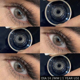 2pcs Gray Colored Contact Lenses for Eyes High Quality Soft Eyes Contacts Beautiful Pupil Gray Color Lenses Brown Lenses