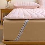 1pc Quilted Thick Mattresses Toppers Waterproof Mattress Pad Cover All-Season Elastic Corner Straps Fits Up To 30cm Bed