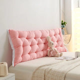 Ins Princess Wind Bedhead Cushions Soft Package Backrest Waist Protection Cushion Dormitory Anti Collision Wall Bedheads Cover