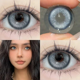 1 Pair Brown Color Contact Lenses for Eyes with Diopters Myopia Lenses Blue Korean Natural Lenses High Quality Lenses