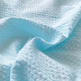 Solid Color Bed Hats Made of Puffon Yarn for Spring/Summer 2025 Skin-friendly Breathable Mattress Cover with Elastic Bedspread