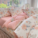 New Cotton Single Duvet Cover Printed Garden Quilt Cover Skin Friendly Breathable Bedding 150x200 180x220 220x240 200x230