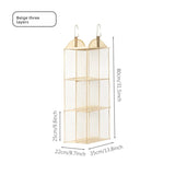 Practical Fabric Hanging Organizers Simple Designs Hanging Storage Bag with Multi Layer For Easy Homes Organization