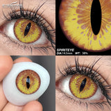 1 Pair Colored Contact Lenses for Eyes Cosplay White Lenses Black Eye Anime Lenses Halloween Cosmetic Cosplay Lenses