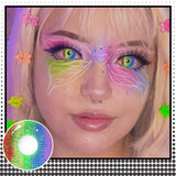 Eyes Color Contacts Colored Contact Lenses Lens Prescription Myopia Cosplay Anime 2Pcs 12 Months 1 Year Yearly Use