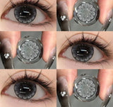 Contact Lenses Myopia Prescription Lenses With Diopters Grey Colored Contacts Lens for Eyes Cosmetics Beauty Pupil