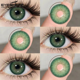1pair Colored Contact Lenses for Big Eyes Blue Beauty Pupils Gray Eye Lenses Brown Eye Contacts fashion Green Lenses