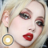 Fancy Hidrocor Obsidian Brown Contact Lenses - Ice Metallic Luster -  Moisture - Cloud Fit Oxygen Permeable