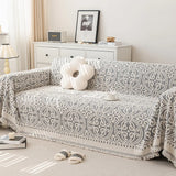 Plush Sofa Towel Cover Blanket, 3,4 Seater, One Piece Couch Cover, Luxury Throw Slipcover, Anti Cat Scratch