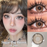Contact Lenses  Natural Brown Lens Beauty Pink Eyes Color Lenses Cosmetics Gray Eye Lenses Makeup Green Beauty Colorcon