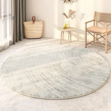 Light Luxury Carpets for Living Room Nordic Bedroom Decor Plush Carpet Large Area Round Abstract Floor Mat Thicken Lounge Rug