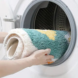 1pc 40*60cm Cute Flower Bathroom Rug, Machine Washable Bathroom Floor Mat, Extra Soft Absorbent Non-Slip Bath Rug