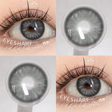NEW 1Pair Natural Colored Contact Lenses For Eyes Beauty pupillents Grey Pupils Brown Contacts New Cosmetic Eyes Makeup