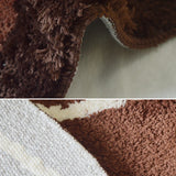 Long Tufting Geometric Bedside Rug Soft Mat Corridor Carpet Kids Bedroom Floor Foot Pad Aesthetic Home Room Winter Warm Decor