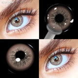 Unspoken Power Colored Contact Lenses with Prescription 14.2mm 6 Months Natural Eye Beauty Makeup Soft Lens