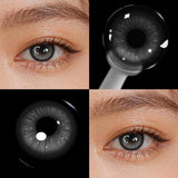 Diamond Shimmer Colored Contact Lenses 6 Months Use Natural Brown Eyes Contacts Myopia Prescription Soft Lens for Eyewear