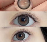 2pcs Natural Grey Contact Lenses with Diopters Cosmetic Contact Lens Yearly Beautiful Pupil Contact Lenses Free Shipping