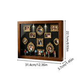 Small Museum Silhouette Box DIY Mini Fugurine Memory Decor Mini Museum Silhouette Frame for Wedding Holiday Home Apartment