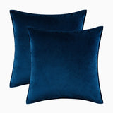 Set of 2 Velvet Throw Pillow Case Cushion Cover 30x50cm 45x45cm 50x50cm 60x60cm Home Decor Cojines Black Green Grey