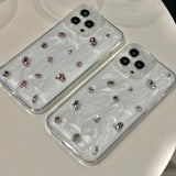 3D Diamond Phone Case For iPhone 16 15 14 13 12 11 Pro X XR XS Max 7 8 plus Soft TPU Shockproof Back Cover