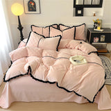 Winter Warm Bedding Set Flannel Duvet Cover for Home Thicken Velvet Queen King Size Luxury Bedroom Decor Quilt Cover Pillowcase