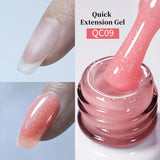 Wine Red Jelly Gel Nail Polish Glitter Nude Translucent Quick Extension Gel Semi Permanent Varnish UV Gel Nail Art 1