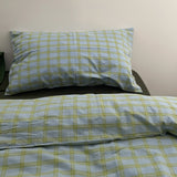 Waed Cotton Bedding Set Havana New Sle Pure Cotton Plaid Four-Piece Bedding Set Comforter Cover eet Pillowcase