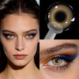 Colored Contact Lenses Lalens Satellite Brown Green Gray Color Contacts Eye Lens Eyes Half Year 2Pcs
