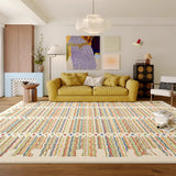 Carpet for Living Room Creative Art Floral Print Large Area Bedroom Rug Fashion Light Luxury Home Decoration Coffee Table Mat 러그