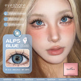 New Natural Color Contact Lenses 2pcs Blue Eyes Lenses Gray Eye Contact Brown Colored Eye Lens Green Beauty Makeup Lens